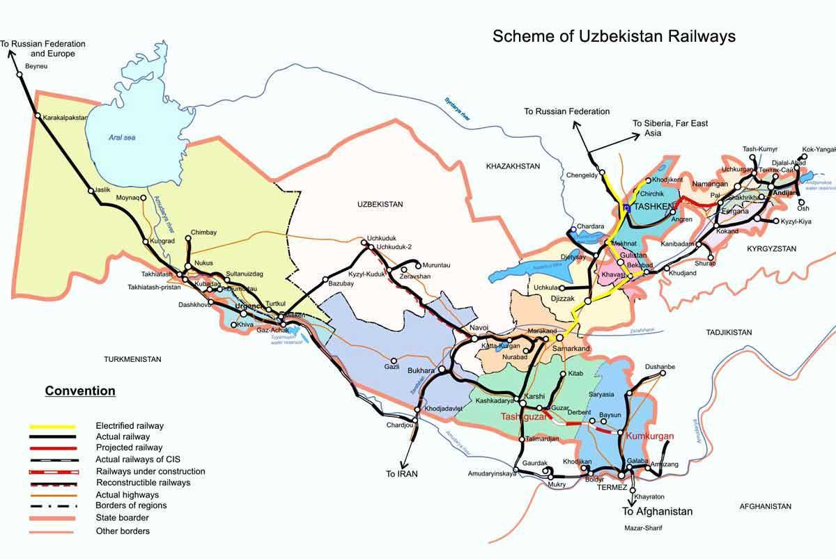 Pkp mapa Uzbekistanu